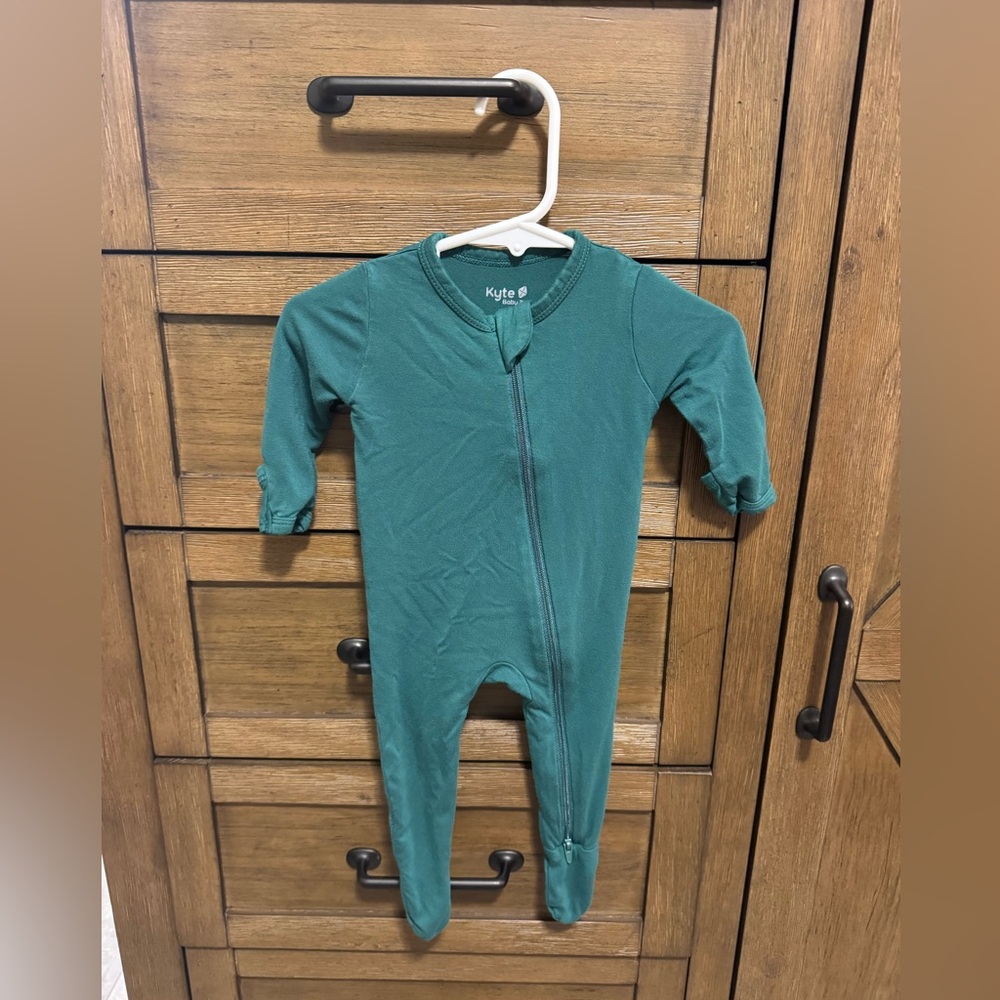 Kyte Baby Deep Green Footie One Piece